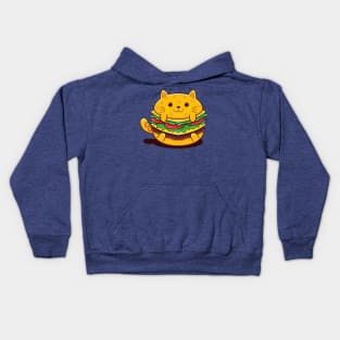 Cat Burger Kids Hoodie